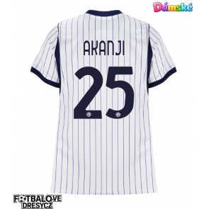 Inter Milan Manuel Akanji #25 Dámské Venkovní Dres 2026-27 Krátký Rukáv